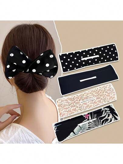 Frauen Magische Twist Haarklammern - Frisur ohne Können für lockiges/entspanntes Haar, & Clip-In Twists, einfacher Dutt/Pferdeschwanz Maker für normales & strukturiertes Haar, perfekt für Lässig & Festliche Anlässe, Festliche Kopfbedeckung, gestrickte Textur, geeignet für den täglichen Gebrauch und Zusammenkünfte, geeignet als Geschenk für Freunde und Familie, Geburtstagsgeschenke, Valentinstag Geschenke, Muttertags Geschenke, Souvenirs