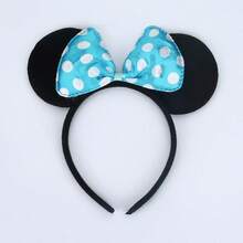 Disney Mickey Mouse Headband, Cute Minnie Mouse Bow Headband, Simple Party Headpiece - Multicolor - View 7