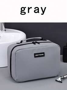 Large Capacity Multi-Functional Wet & Dry Separation Travel Toiletry Bag, Portable Organizer Tote Cosmetic Bag - Multicolor - View 12