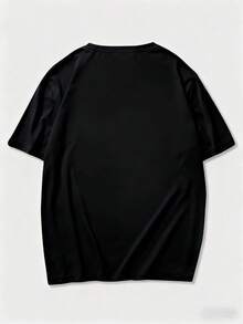 KATSEYE The Beautiful Chaos Graphic,Unisex Short Sleeve GIFT For Fans Graphic Print Design Casual Men's T-Shirt Tee Shirt  For Men - 黑色 - 查看 2