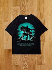 Men Outdoor Tees & Tanks - Black - View 1