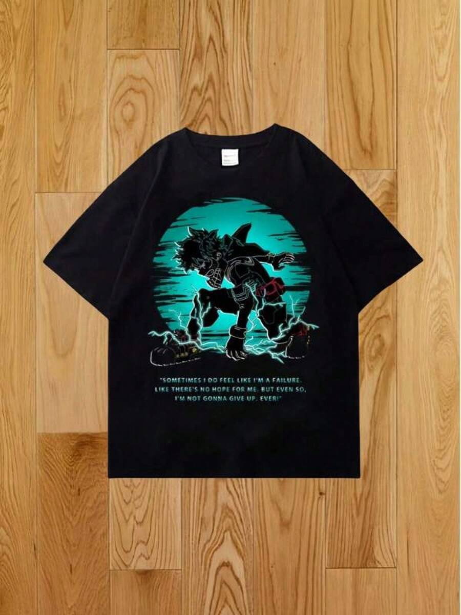 Men Outdoor Tees & Tanks - Black - View 1