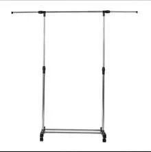 Percha de ropa, perchas para secar, dormitorio con balcón móvil, percha sencilla para guardar ropa en alojamiento estudiantil, percha vertical - A - Ver 3