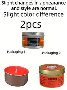 Un estilo sencillo de vela pequeña con una duración de uso de 8 horas, adecuada para usar como decoración casual en fiestas. Disponible en tres colores: blanco, rosa y rojo. Son adecuadas para bodas y banquetes, creando una atmósfera romántica. - Multicolor - Ver 10