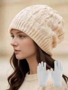 1pc Or 2pcs Unisex Thick Thermal Lined Slouchy Beanie, Fashion Winter Hat, Warm Ear Protection, Suitable For Daily Wear, Skating, Skiing, Autumn/Winter - Multicolor - View 9