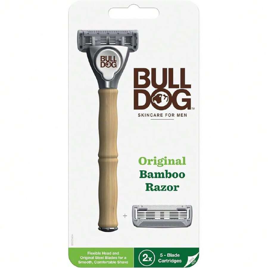 Mens Skincare and Grooming Original Razors for Men With 2 Razor Blade Refills,41148765 - Maquinilla de afeitar de seguridad + cuchillas - Ver 1