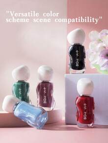 Water-Based Nail Polish - Quick-Drying, Long-Lasting Peel-Off Gel Nail Polish, Instantly Create Perfect Manicure. 40 Vibrant Summer Shades. Quick-Drying, Long-Lasting, Odorless Water-Based Formula, Easy To Remove. No-Heat Formula, Easy Application, No Residue Removal. Long-Lasting Color, Odorless Formula. - Multicolor - View 7