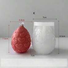 Easter Egg Candle Mold DIY, Silicone Mold For Handmade Soap - White - View 7