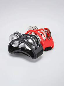 1pc Double Row Ankle Bells Cajon Drum Bongo Drum Ankle Bells Rack Percussion Instrument - Multicolor - View 5