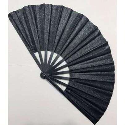 Leque Super Brilho Glitter Festas Grande Decoração varias cores Carnaval