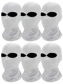 1个/多个 男女通用纯色拉法帽滑雪面罩，防风防紫外线户外运动头套，适合骑行、徒步旅行 - 彩色 - 查看 15