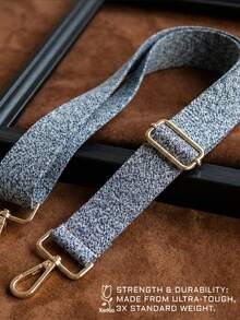 54英寸极简编织替换包带，柔软面料，可调节，适用于手提包和托特包 - 彩色 - 查看 6