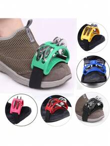 1pc Double Row Ankle Bells Cajon Drum Bongo Drum Ankle Bells Rack Percussion Instrument - Multicolor - View 8