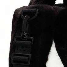 Nike 耐吉 時尚休閒標誌性Logo 托特包單肩常規 女款 - 黑色 - 查看 9