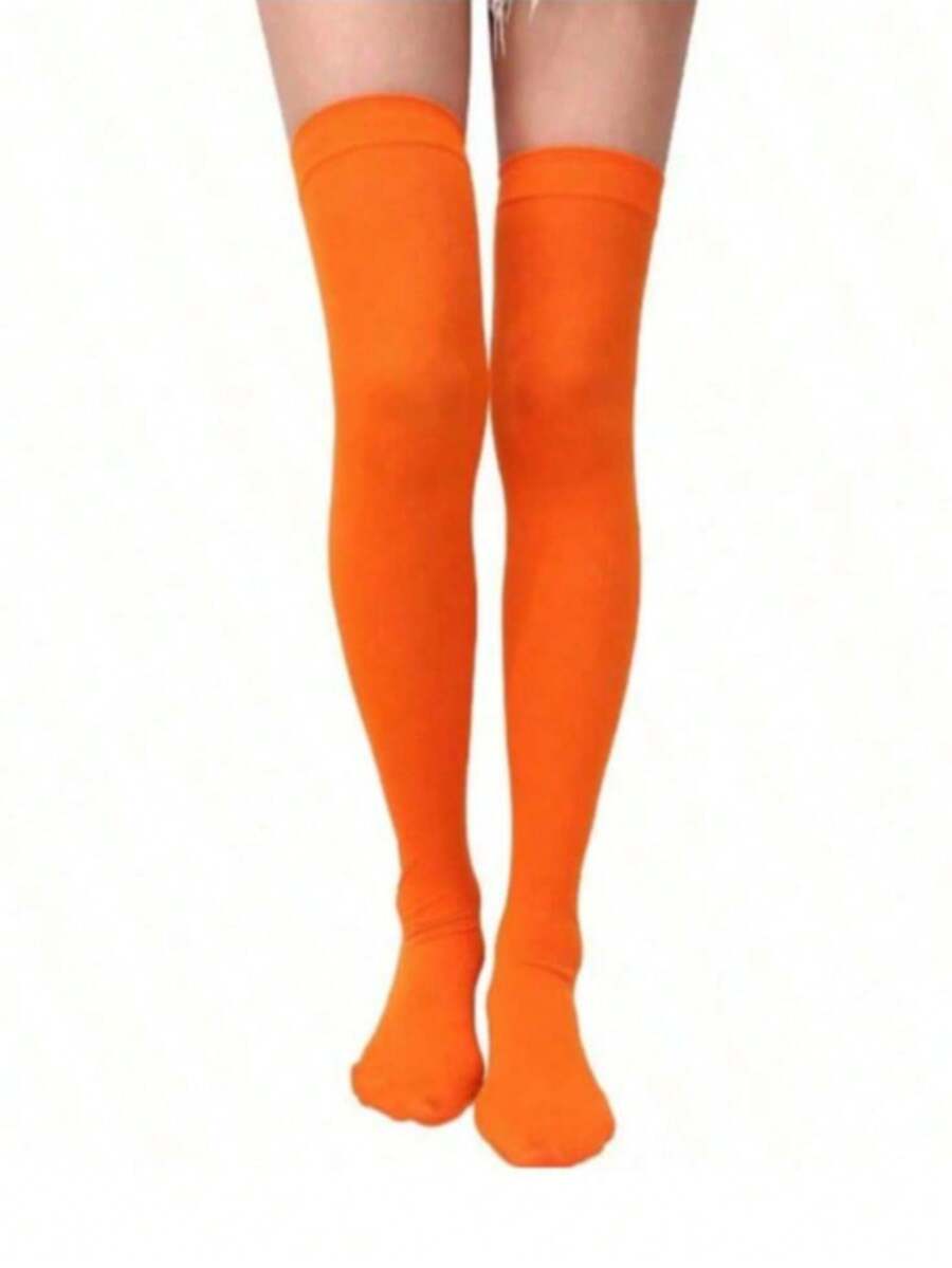 Thigh High Ock Ea Long Tretchy Ock Wen Over Knee High Opaque Tocking Daily Wear - Multicolor - View 1
