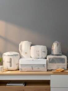 10/20/30pcs Dust Cover, Household Appliance Dust Cover, Microwave Oven Dust Cover, Fan Cover, Non-Woven Protective Film Cover, Used For Household Appliances, Electric Fan/Rice Cooker/Pot/Kitchen Baking Tray/Microwave Oven Dust Cover - Multicolor - View 5