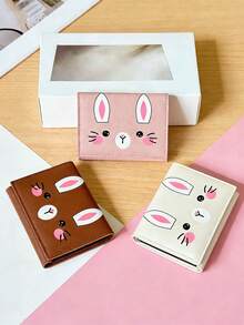 1pc Cute Children's Wallet & Card Holder, Cartoon Cat Casual Pouch, Girls' Small Coin Purse, Travel & Daily Use Wallet - Multicolor - View 2