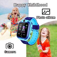 El mejor regalo, reloj inteligente para niños con función de posicionamiento y seguimiento, llamadas, cámara frontal, grabación de fotos/vídeos, notificación de tono de llamada, buscador de dispositivos, correa cómoda, colores vibrantes, buscador de teléfono - Multicolor - Ver 7
