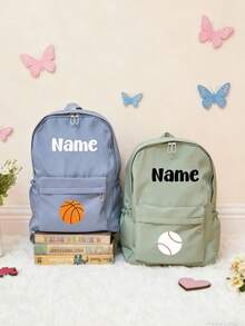 这款时尚大容量背包是秋冬季返校季的理想之选。它可定制姓名，并饰有可爱的卡通图案，包括足球、蝴蝶、恐龙、鲜花和爱心。适合日常使用、郊游、旅行、购物、上学和户外活动。它也是一份很棒的生日礼物。 - 彩色 - 查看 8