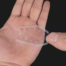 1pc Eyebrow Shaping Ruler, Eyebrow Design Ruler, 1-Minute Quick Eyebrow Drawing Design Tool, Convenient Microblading Permanent Makeup Template, Reusable, Eyelash Extension Tool, Wedding Christmas Gift - Multicolor - View 11