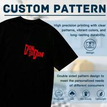 Anime Dandadan Okarun Dan Da Dan Graphic Tee  Harajuku Streetwear Fashion T-Shirt Casual Short Sleeve - Black - View 6