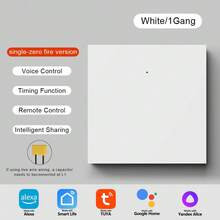 1 Công tắc cảm ứng thông minh tiêu chuẩn EU với mặt kính cường lực, hỗ trợ hai chế độ lắp đặt có/không dây trung tính, 1/2/3 công tắc màu trắng đen, WiFi & Bluetooth, thiết kế lắp đặt nhanh tách rời, tương thích với Alexa Tuya Yandex Alice Smart Life, điều khiển từ xa bằng giọng nói qua ứng dụng và hẹn giờ chiếu sáng nhà cửa. - Nhiều màu - Xem 19