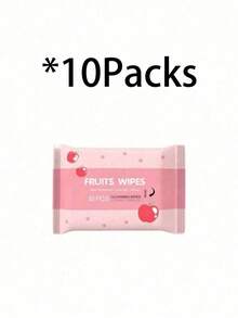 10/30/100pcs Wet Wipes - 10pcs Pack Portable Disposable Wet Wipes, Kitchen Cleaning, Stain Removal, Suitable For Home, Outdoor Travel, Halloween, Christmas Gifts - Pink - View 12
