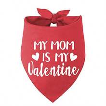 Valentines Dog Bandana Red Pet Valentine Scarf For Medium Large Dogs - As Pic - View 1