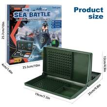 Battleship (Classic Face-To-Face Naval Battle Strategy Board Game) - 2-Player Cooperative Guessing Game - Ideal For Family Gatherings And Party Activities - Party Game - Multicolor - View 3