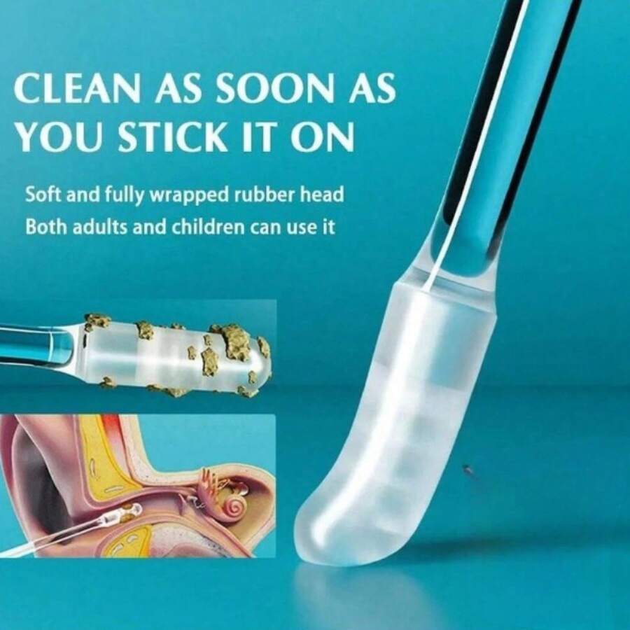 24 Improved Earwax Cleaning Spiral Heads, Specially Designed For Effective Deep Earwax Cleaning By Adults. - 24件 - 查看 1