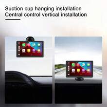 2026 New Wireless CarPlay And Android Auto 2-In-1 CarPlay Without Card 7 Inch Car Radio Multimedia Video Player Wireless CarPlay And Wireless Android Auto Portable Universal Car Display With Camera - A - View 6