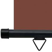 vidaXL Balcony Side Awning 85x250 Cm Brown - A - Übersicht 8
