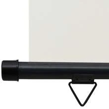 vidaXL Balkon-Seitenmarkise 175x250 cm Creme - A - Visualizzare 8