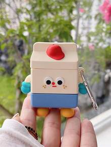 Funny Phone Case,Ugly Phone Case Milk Carton Silicone Earphone Case, Anti-Drop Anti-Scratch Earphone Protective Cover, Compatible With Apple 1/2/3/4/Pro/Pro2(Nd) - Multicolor - View 7