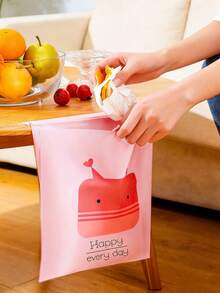 15pcs/Pack Self-Adhesive Car Trash Bags - Disposable Leak-Proof Car Garbage Bags Suitable For Children Travel And Car Cleaning - Multicolor - View 5