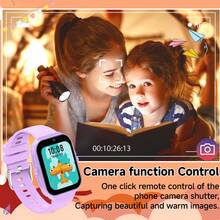 2025 New Kids Smart Watch, 300mAh Large Capacity Battery, 1.83" Touch Screen, Built-In 18 Games, Pedometer, Camera, Flashlight, Alarm Clock, Photo Album, Games, Calendar, Countdown, Calculator, Stopwatch And Other Functions - Multicolor - View 6