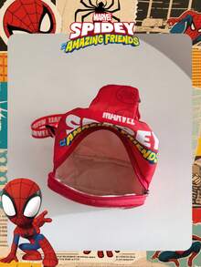 1 Pc Marvel Officially Licensed Spider-Man Pattern Sling Bag, Boys' Casual Crossbody Bag, Lightweight Adjustable Strap Chest Bag,Cartoon Coin Purse, Ideal For Boy,Boy, Young Fans,Students, Perfect For Daily School Runs, Outdoor Play, Theme Park Visits, Holiday Trips, Convenient For Holding Snacks - Red - View 6