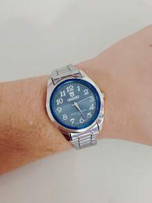 Orient Type Stainless Steel Social Quartz Watch - Unisex - Black - View 4