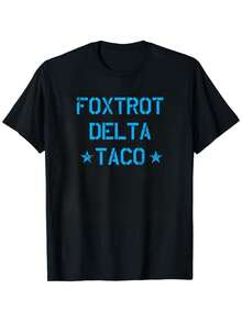 Foxtrot Delta TaCo Shirt, anti Shirt, Subtle FDT Shirt, always Chickens out Tee, anti Shirt, Political Shirt, Gift - nero - Visualizzare 1