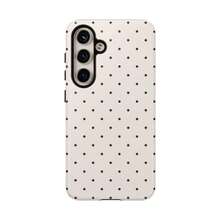 Retro Black & White Polka Dot Phone Case, Durable - Compatible With IPhone 17, 16, 15, 14, 13, 12, 11 Pro Max - Provides Strong Protection - Black and White - View 4