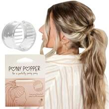Women's Ponytail Clip - Plastic Volumizing Ponytail Holder, Sturdy Grip Suitable For Thick & Thin Hair, Suitable For Daily And Event Hairstyles - Multicolor - View 2