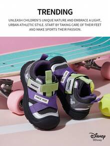 Disney 1 双米奇联名儿童运动鞋，适合日常穿着、节日、运动、户外活动，舒适、防滑、透气（男童运动鞋、男童滑板鞋、儿童运动鞋、女童运动鞋、女童滑板鞋） - 銀色 - 查看 2