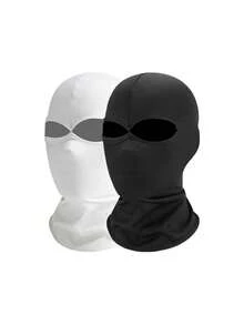 1个/多个 男女通用纯色拉法帽滑雪面罩，防风防紫外线户外运动头套，适合骑行、徒步旅行 - 彩色 - 查看 18