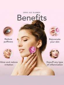 一套魔杖冰球,冷热两用放松冰球,适用于眼部和面部按摩,冷玻璃滚轮,面部、颈部和眼部冰棒,女士礼物,美容,护肤,水疗,个人护理,护肤工具,面部护理,美容院用品,按摩,面部按摩工具,按摩滚轮,冰滚轮,面部冰滚轮,无需充电,温和放松,情人节、母亲节、祖父母节、万圣节、圣诞节的完美礼物,男女皆宜 - 彩色 - 查看 6