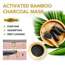 1Pcs Blackhead Remover Mask - For Women And Men - Activated Charcoal Peel Off Face Mask - Deep Pore Cleaner Nose Blackhead Remover Pore Release - Black Head Remover For Face - A - 查看 5