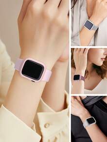 8件裝運動休閒手錶保護殼，相容 40mm、41mm、42mm、44mm、45mm、46mm、49mm，時尚簡約防震耐用硬 PC 保護殼（不含玻璃），相容 Ultra/12/11/10/9/8/4/6/5/4/SE 系列，男女皆適，佩戴舒適，觸控靈敏 - 多色3 - 查看 10