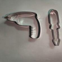 10pcs Dinosaur Shaped Cookie Cutter Set, Baking Mold Fruit & Vegetable Mold Baking Tools - Original Color Of Stainless Steel - View 7