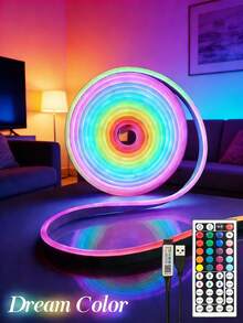 Đèn ngủ/đèn nền TV điều khiển từ xa thông minh đổi màu RGB có hẹn giờ, thích hợp cho phòng ngủ, trang trí ngày lễ, quà tặng, trang trí tường trong nhà, tiệc Halloween, đèn neon RGB thông minh | Mềm mại, điều khiển bằng ứng dụng, cấp nguồn qua USB, sáng tạo, thích hợp cho phòng ngủ, phòng chơi game, tường TV, nhà cửa, Giáng sinh, tiệc tùng, trang trí không khí ngày Valentine, nhà bếp, phòng khách, phòng tắm, tiệc tùng, tủ quần áo - ánh sáng màu - Xem 5