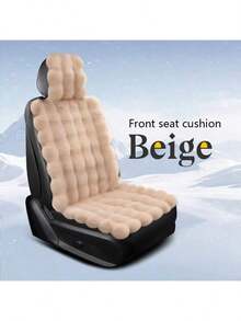 1pc Winter Car Seat Cushion, Warm Thick Plush Seat Cover For Single Seat - Multicolor - View 14