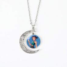 Mattel K-Pop 女团猎巫项链，月亮项链配半月吊坠，Time Gem 银饰配饰 - 彩色 - 查看 11